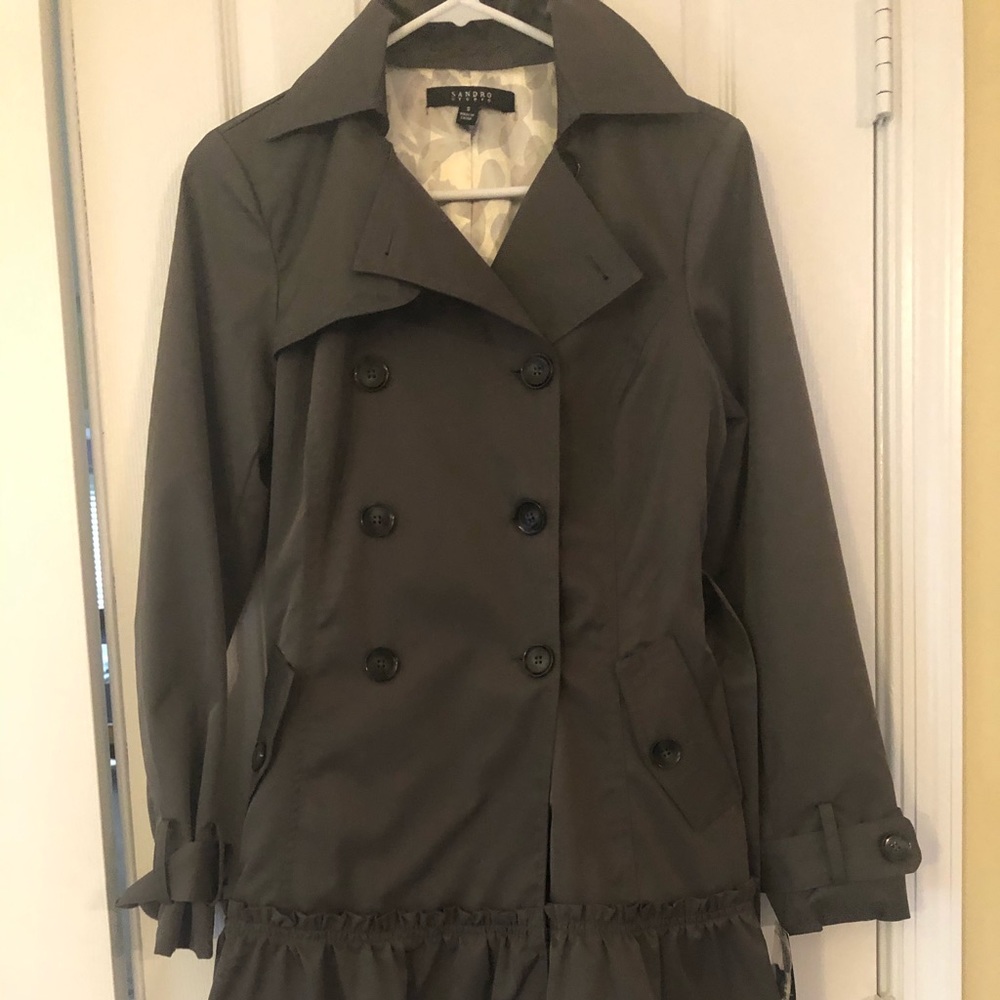 Grey all weather coat